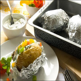 Mildern Sie O-Nahrungsmittelverpackungs-Küchen-Aluminiumfolie-Sicherheits-Aluminiumstreifen-Folie