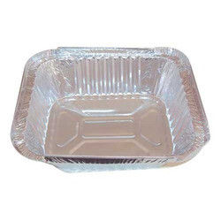 Quadrat-Aluminiumfolie-Behälter H24 schmierte Oberfläche für Nahrungsmittelessen zum mitnehmen
