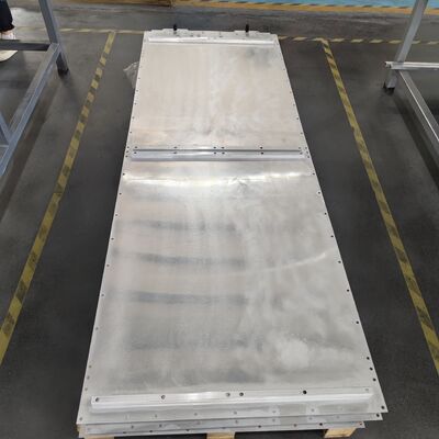 Qualität Stempelte Aluminiumflüssige Kühlplatte mit kontinuierlichem Brazen für Energiespeicher, EV-Batterie & IGBT Fabrik