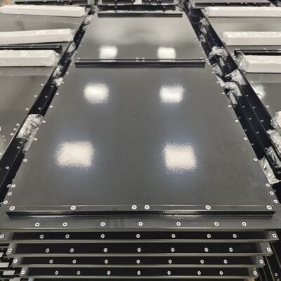 Qualität Custom High-Efficiency Liquid Cold Plate Aluminium kontinuierlich gebrähte Wasserkühlplatte für EV-Batterie und Rechenzentrum Fabrik